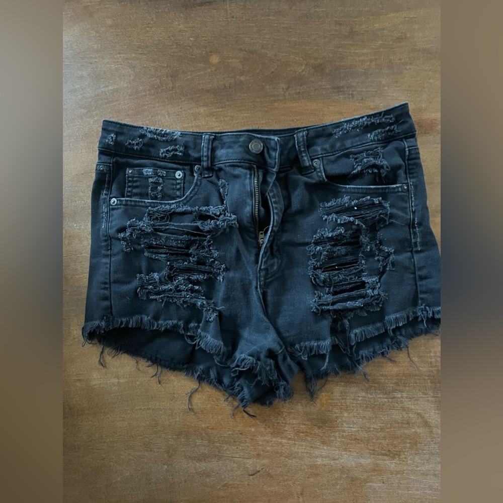 High Waisted Jeans Shorts